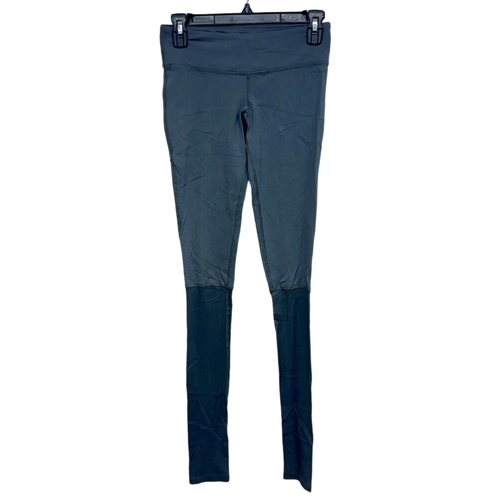 PUREBARRE Women Grey High Waisted Athletic Fit Leggings Size Small‎